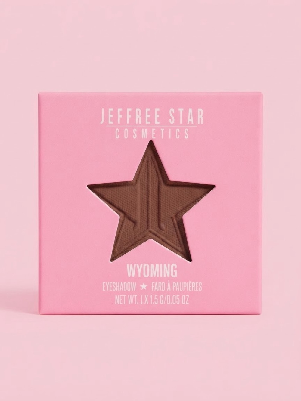 Jeffree Star Cosmetics Single Eyeshadow - Wyoming Matte Deep Brown NIB